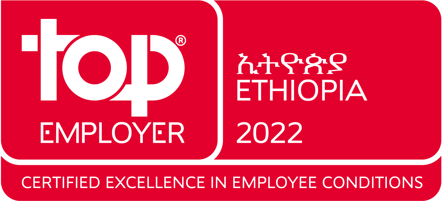 Huawei Ethiopia PLC is recognised as a Top Employer 2022 in Ethiopia.